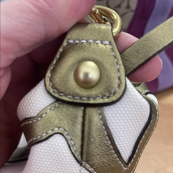 Coach Y2K Metallic Bronze Zebra Pouchette - Picture 16 of 16